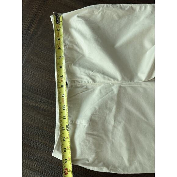Lafayette 148 Stretch Crop Pants Beige Capri 8 - Picture 7 of 10